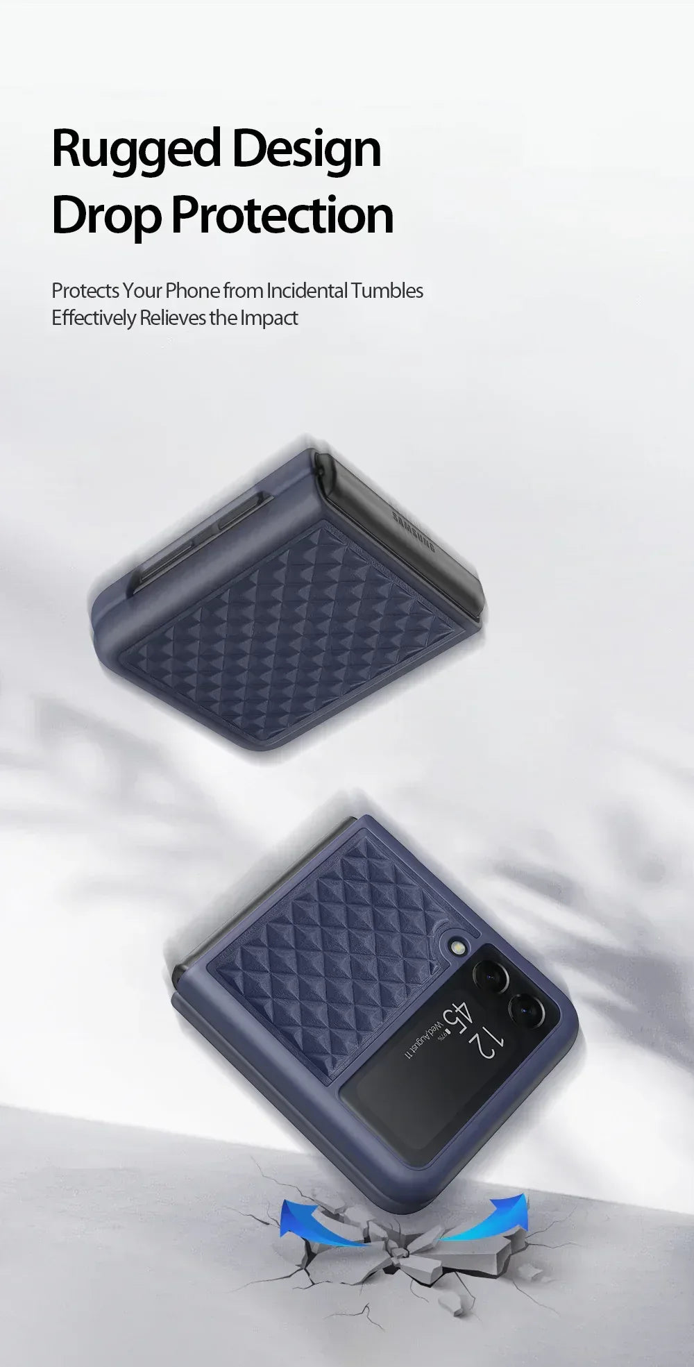 Dux Venice Series Leather Case for Samsung Z Flip 3 - Three