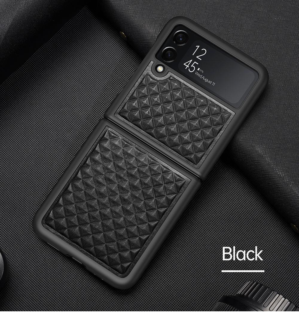 Dux Venice Series Leather Case for Samsung Z Flip 3 - Three