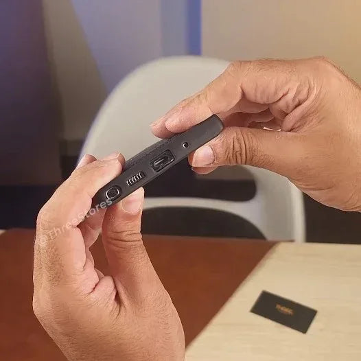 Black Leather Case Samsung Note 10 Plus - Three