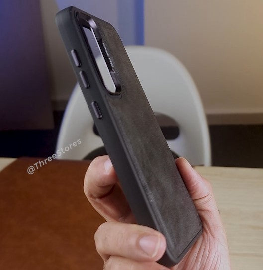 Black Leather Case Samsung S23 Fe