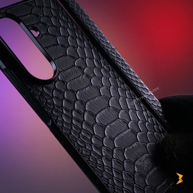 Santa Alligator Leather Case Samsung Z Fold 7 - Three