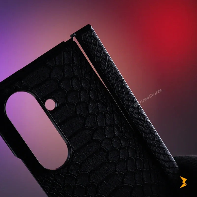 Santa Alligator Leather Case Samsung Z Fold 7 - Three