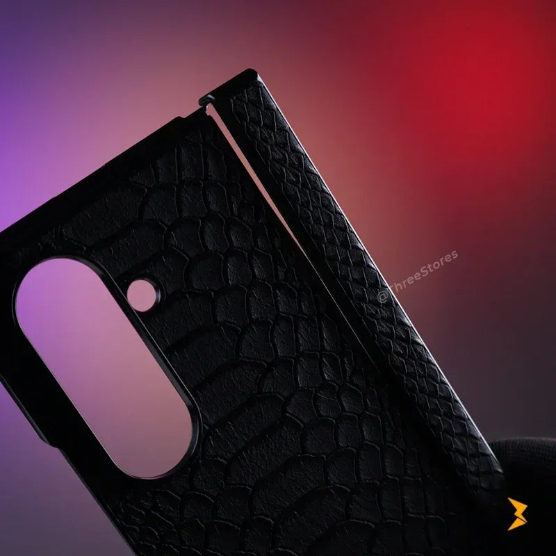 Santa Alligator Leather Case Samsung Z Fold 7 - Three