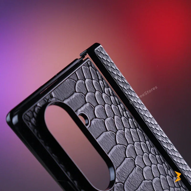 Santa Alligator Leather Case Samsung Z Fold 7 - Three