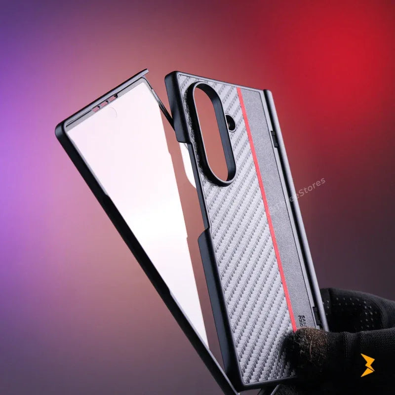 Santa Carbon Case Samsung Z Fold 7 - Three