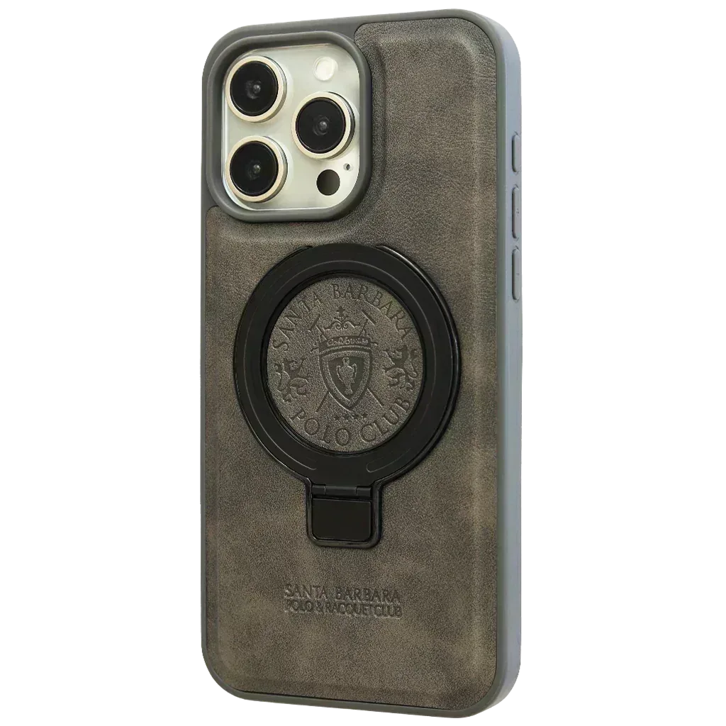 Santa Fegus Leather Magsafe Case iPhone 16 Pro Max - Three