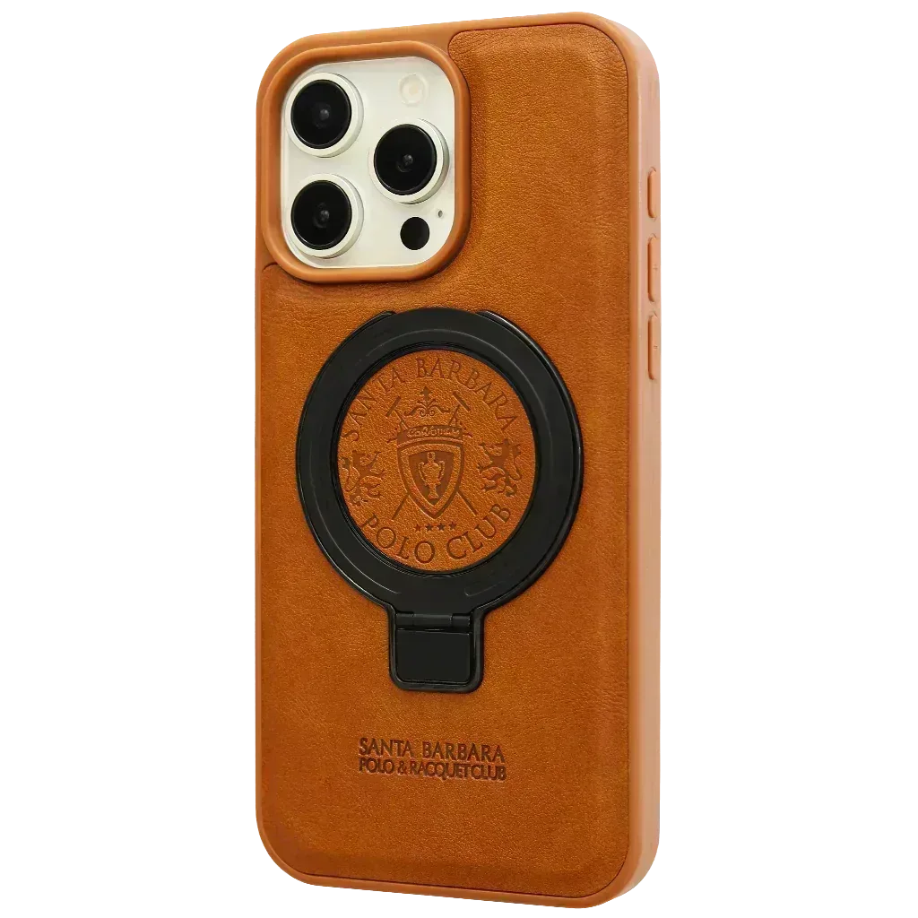 Santa Fegus Leather Magsafe Case iPhone 16 Pro Max - Three