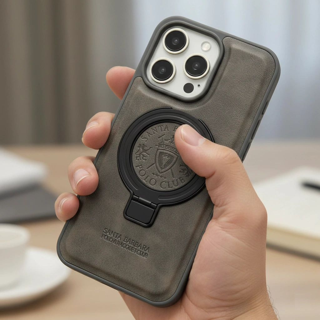 Santa Fegus Leather Magsafe Case iPhone 12 Pro Max