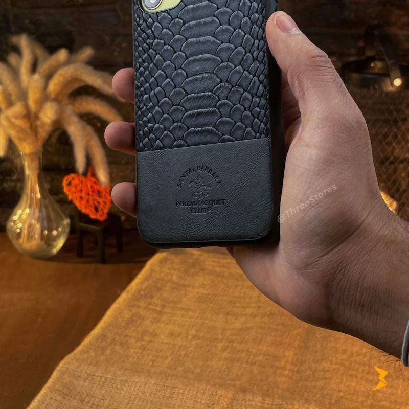 Santa Knight Leather Case iPhone 11 - Three