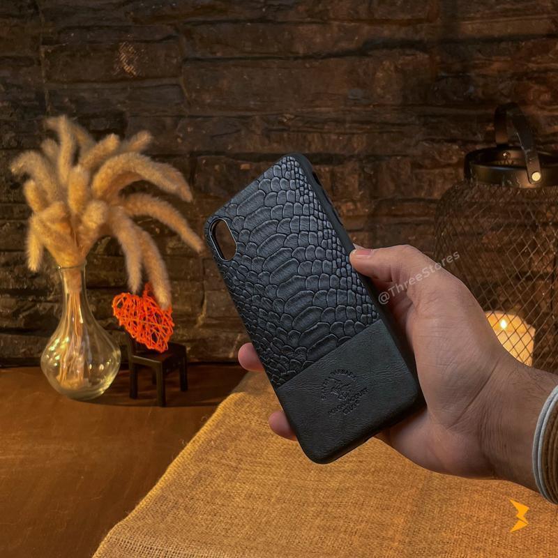 Santa Knight Leather Case iPhone X Max - Three