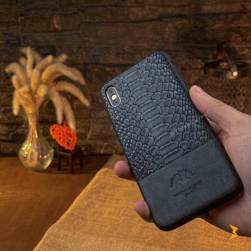 Santa Knight Leather Case iPhone X Max - Three