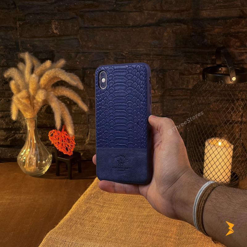 Santa Knight Leather Case iPhone X Max - Three