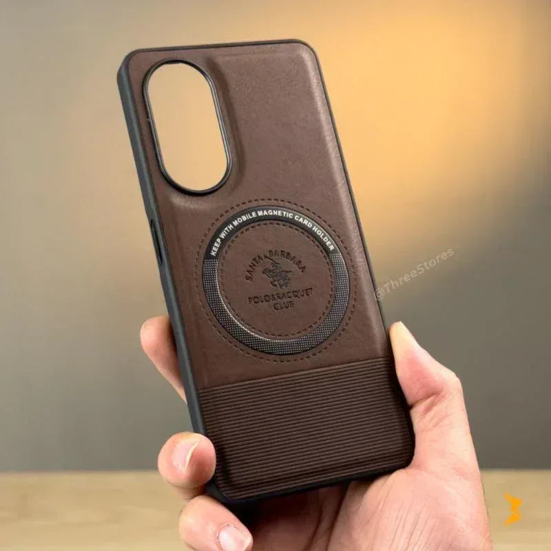 Santa Lucian Magsafe Leather Case Oppo A78 4G - Three