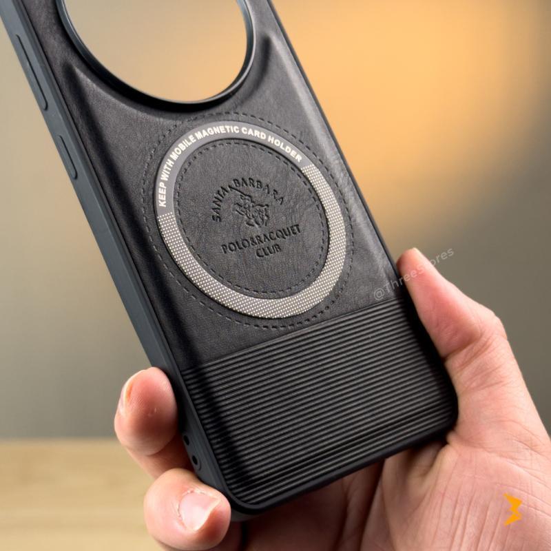 Santa Lucian Magsafe Leather Case Oppo Reno 12F - Three