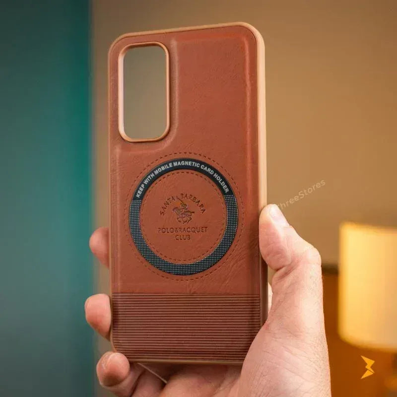 Santa Lucian Magsafe Leather Case Samsung A54 - Three