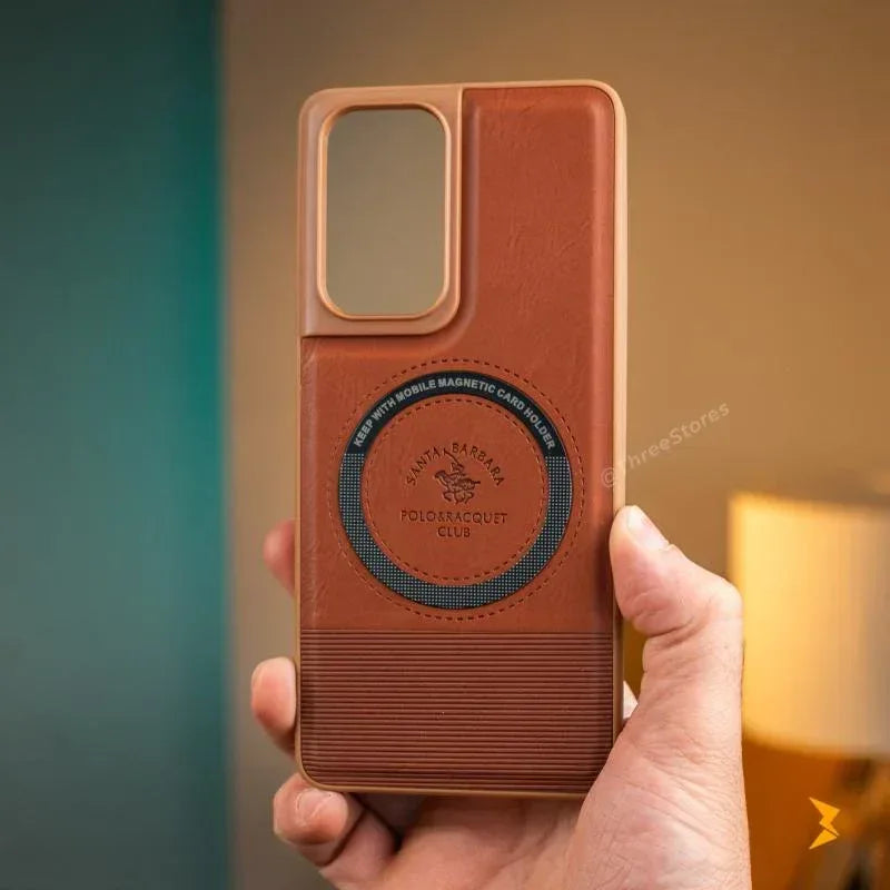 Santa Lucian Magsafe Leather Case Samsung S21 Ultra - Three