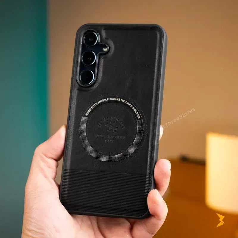 Santa Lucian Magsafe Leather Case Samsung A25 - Three