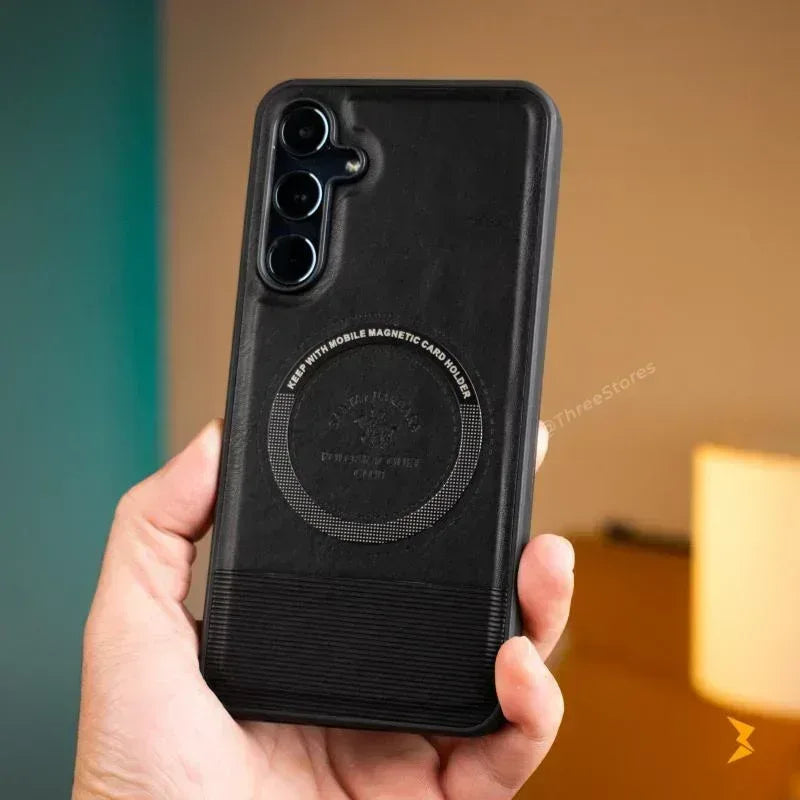 Santa Lucian Magsafe Leather Case Samsung A25 - Three