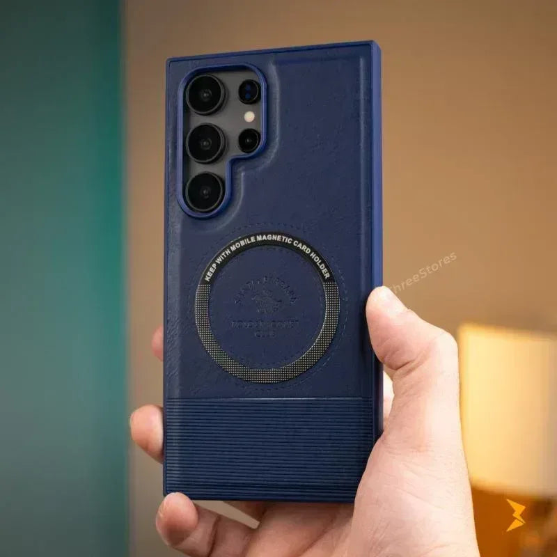 Santa Lucian Magsafe Leather Case Samsung S25 Ultra - Three