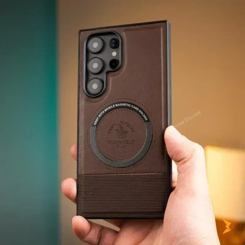 Santa Lucian Magsafe Leather Case Samsung S25 Ultra - Three