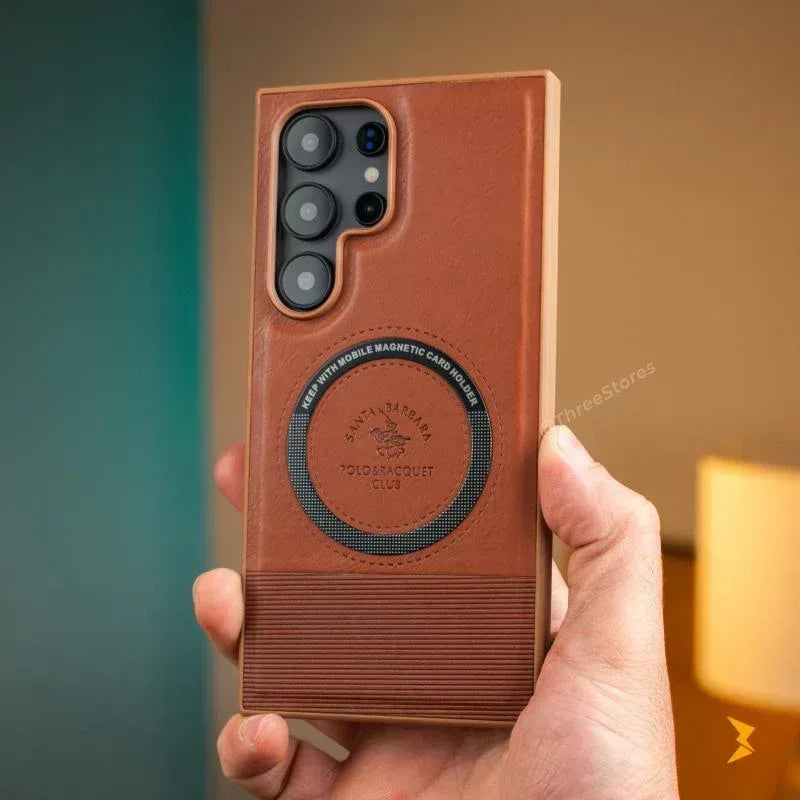 Santa Lucian Magsafe Leather Case Samsung S25 Ultra - Three