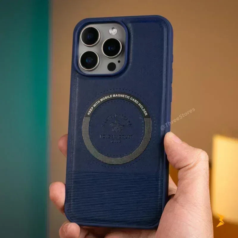 Santa Lucian Magsafe Leather Case iPhone 12 Pro Max - Three