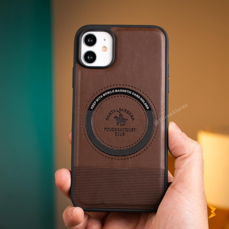 Santa Lucian Magsafe Leather Case iPhone 11