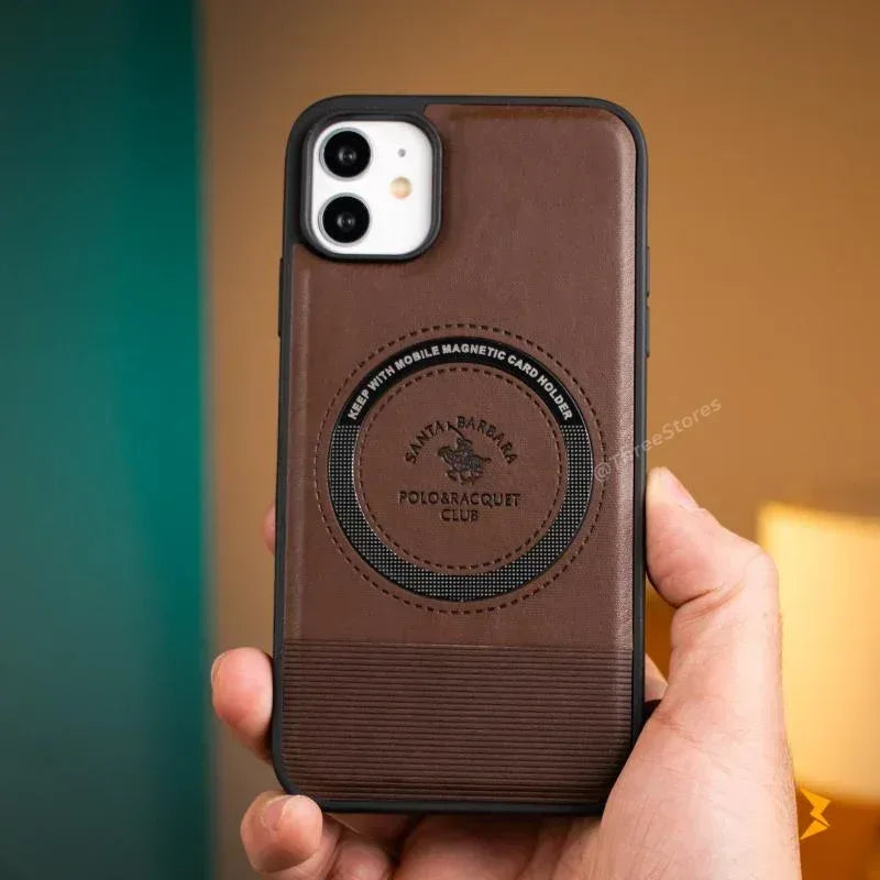 Santa Lucian Magsafe Leather Case iPhone 11 - Three