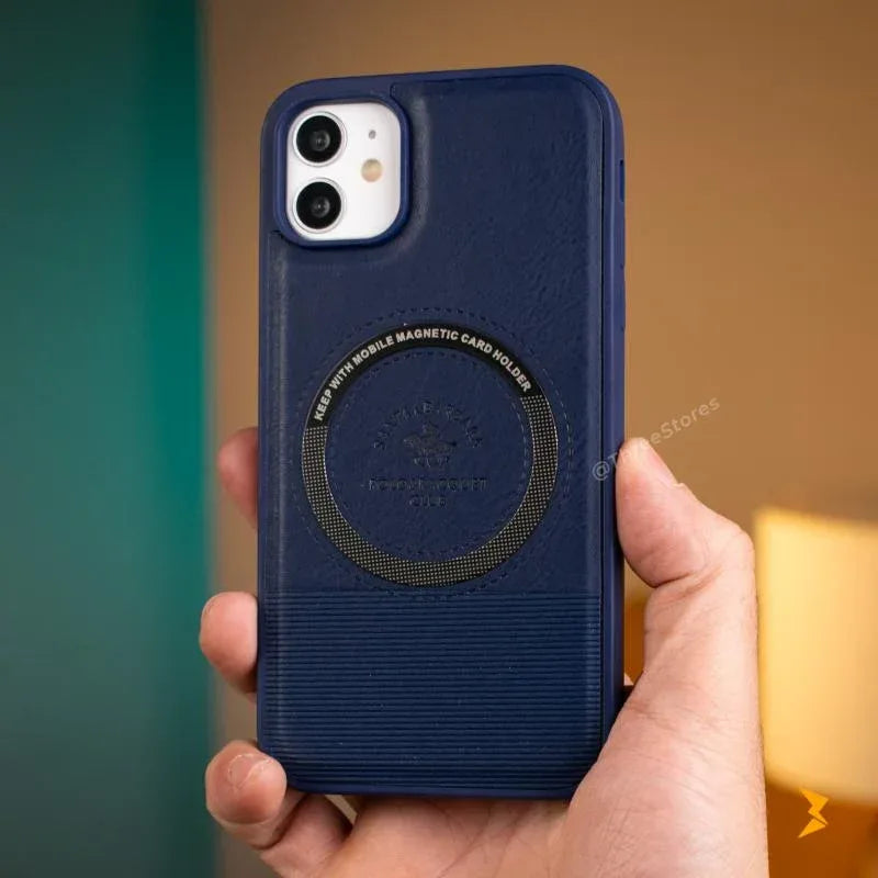 Santa Lucian Magsafe Leather Case iPhone 11 - Three