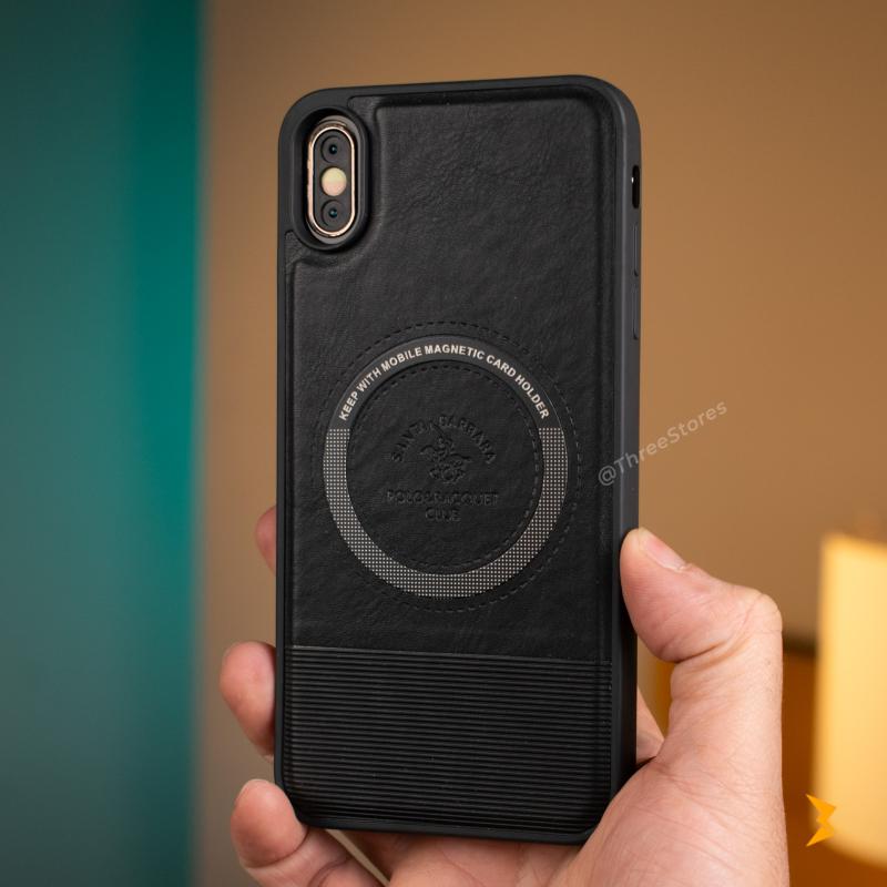 Santa Lucian Magsafe Leather Case iPhone X Max