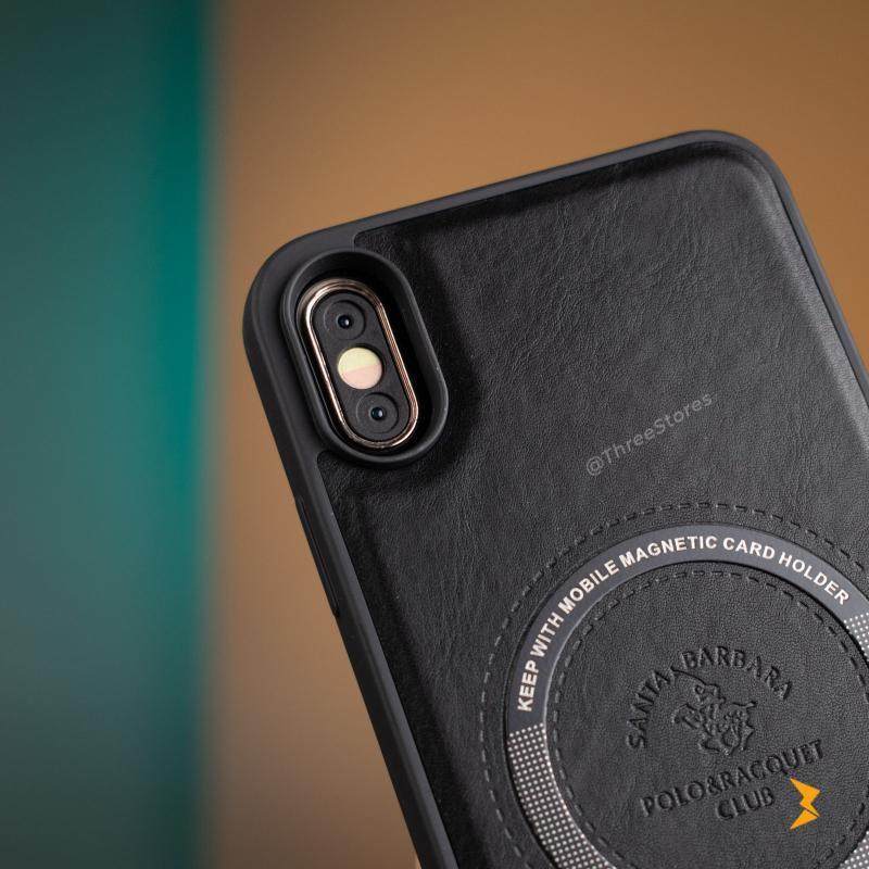 Santa Lucian Magsafe Leather Case iPhone X Max - Three