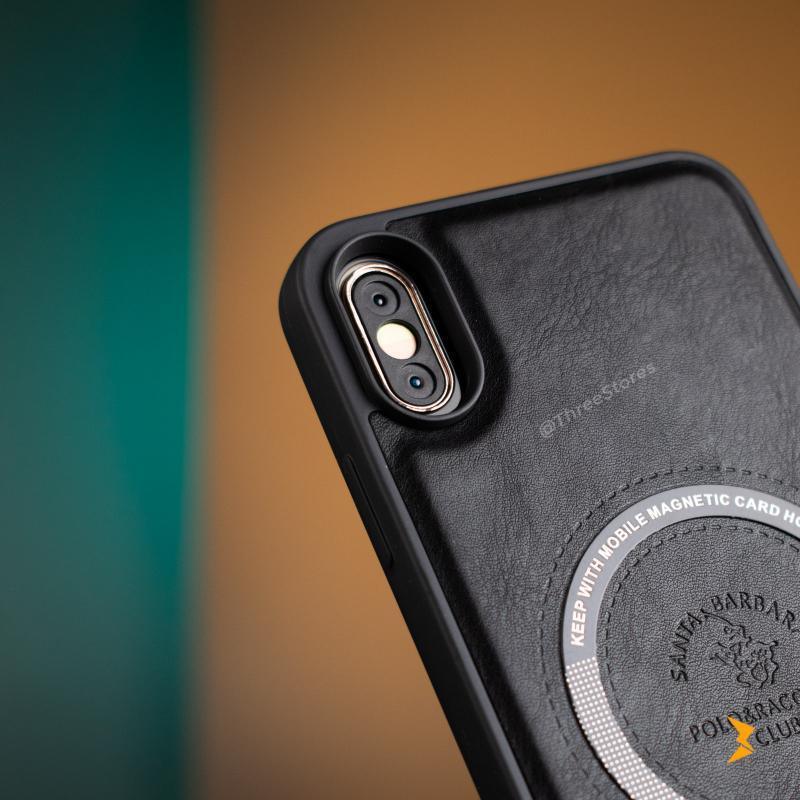 Santa Lucian Magsafe Leather Case iPhone X Max - Three