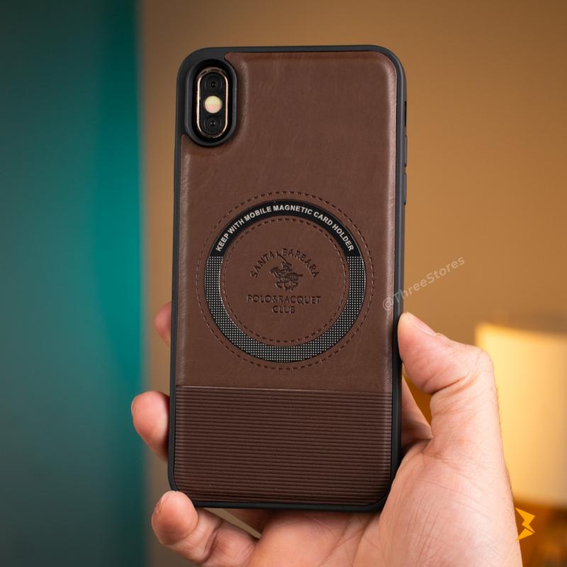 Santa Lucian Magsafe Leather Case iPhone X Max