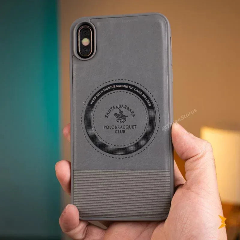 Santa Lucian Magsafe Leather Case iPhone X Max - Three