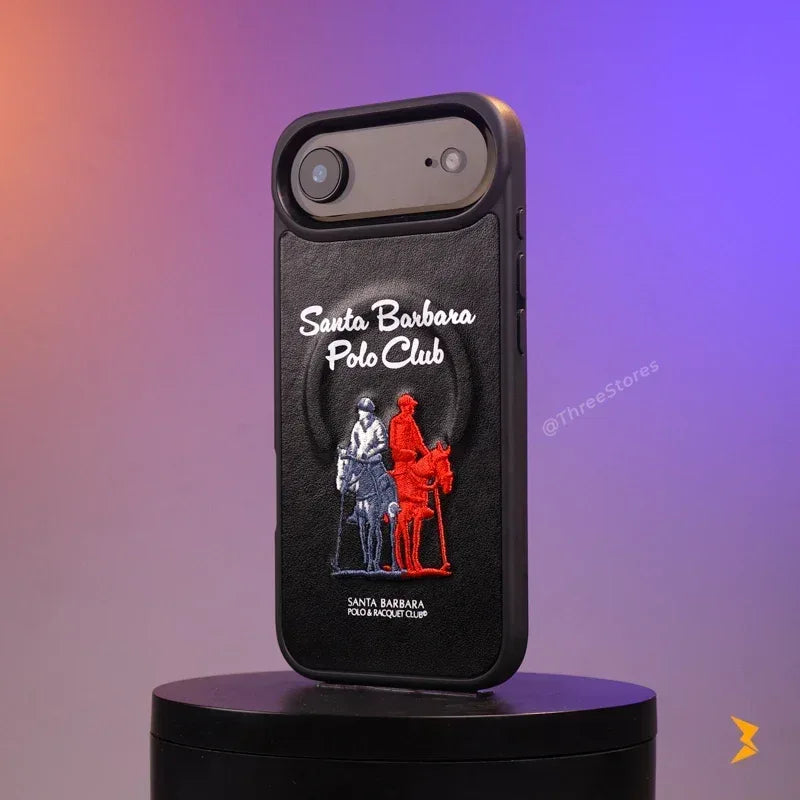 Santa Rawhide Leather Case iPhone 17 Air - Three