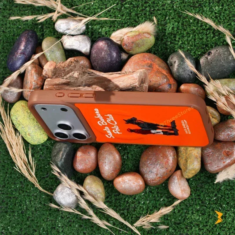 Santa Rawhide Leather Case iPhone 17 Pro - Three