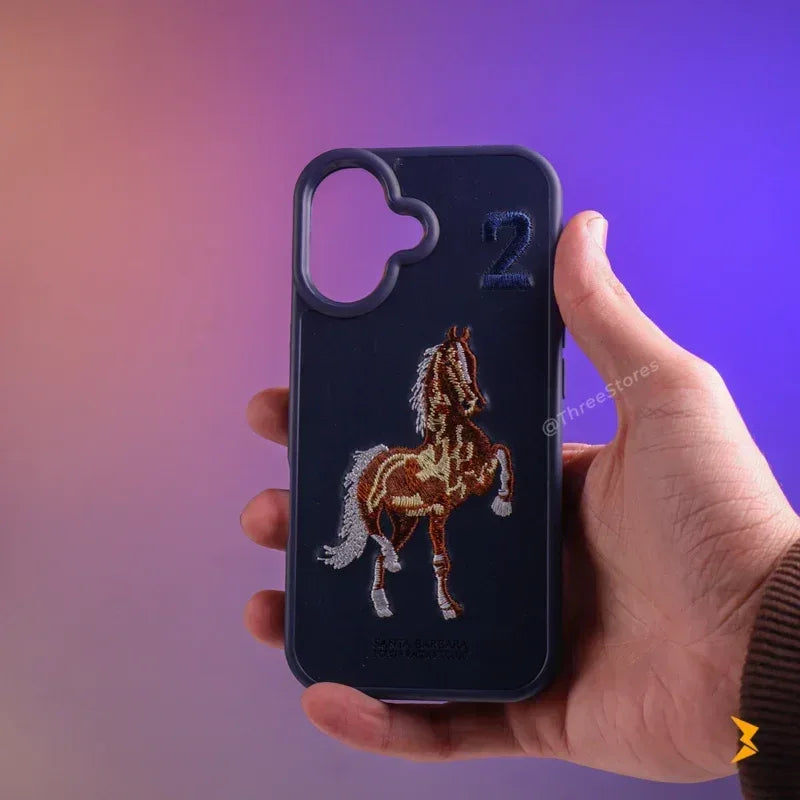 Santa Rawhide Leather Case iPhone 17 - Three