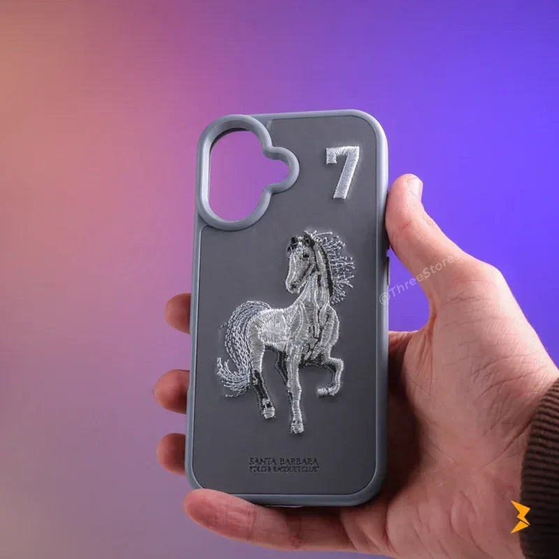 Santa Rawhide Leather Case iPhone 17 - Three