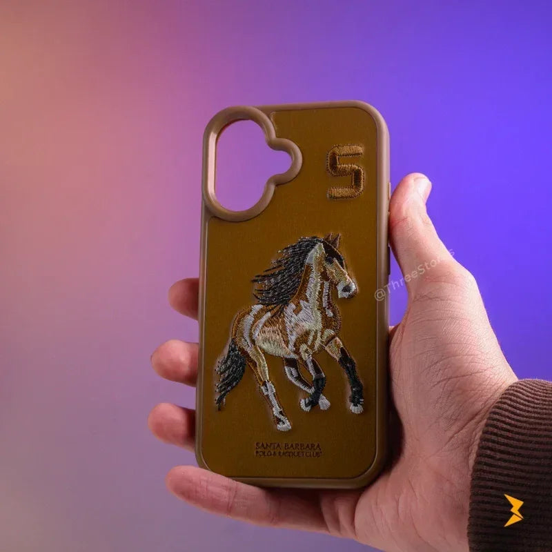 Santa Rawhide Leather Case iPhone 17 - Three