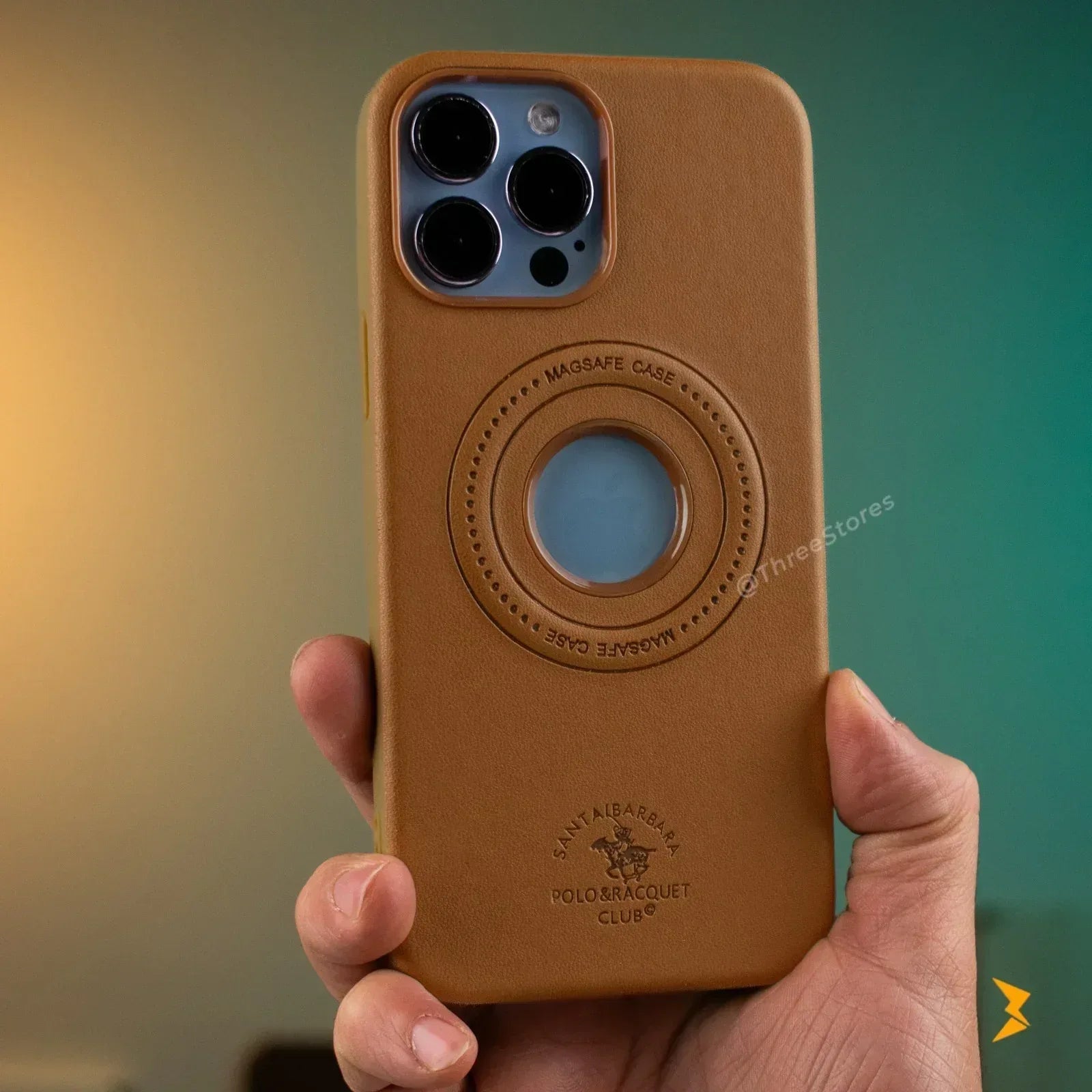 Santa Rivetta Leather Case iPhone 14 Pro Max - Three
