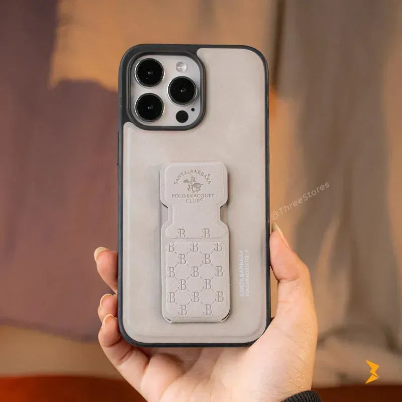 Santa Vertical Holder Case iPhone 15 Pro Max - Three