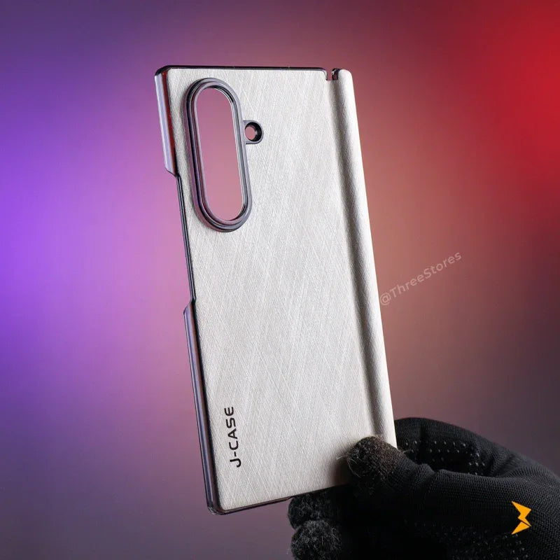 Scratched Metal Frame Case Samsung Z Fold 7 - Three