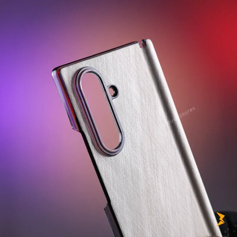 Scratched Metal Frame Case Samsung Z Fold 7 - Three