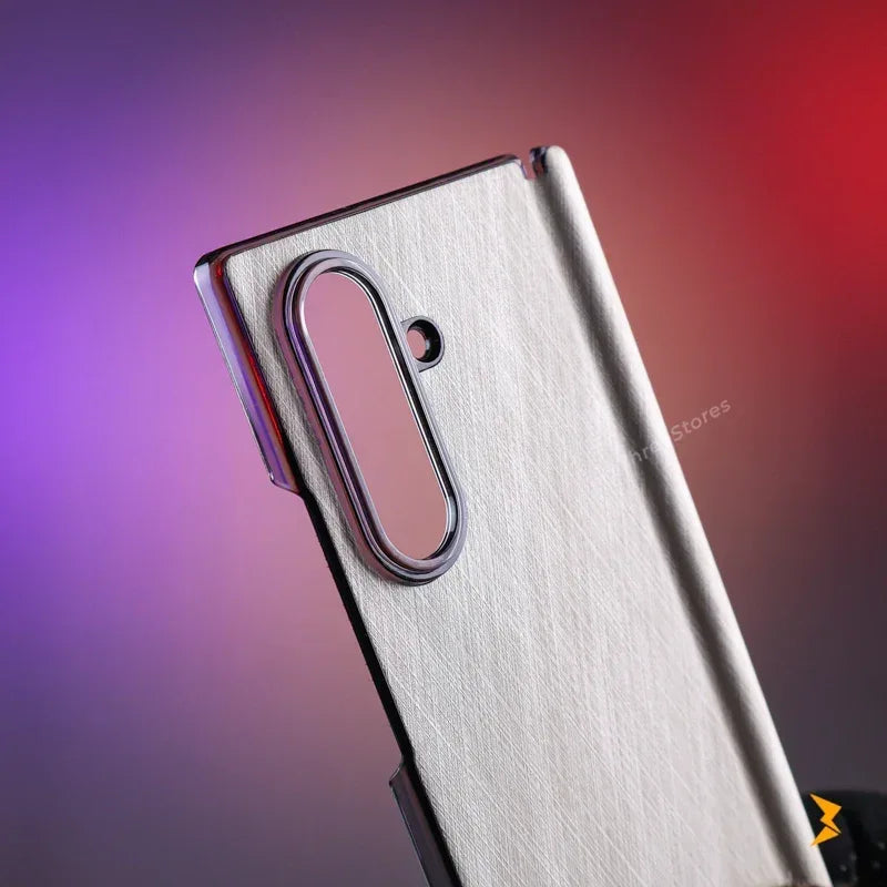 Scratched Metal Frame Case Samsung Z Fold 7 - Three