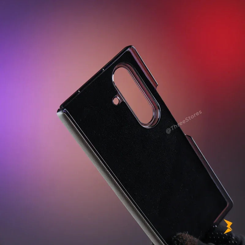 Scratched Metal Frame Case Samsung Z Fold 7 - Three