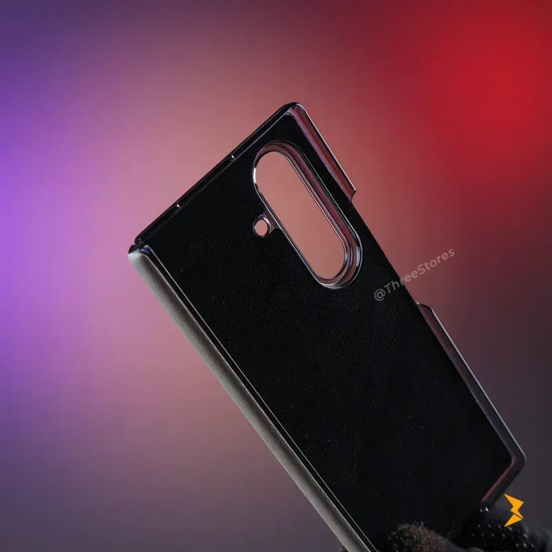 Scratched Metal Frame Case Samsung Z Fold 7 - Three