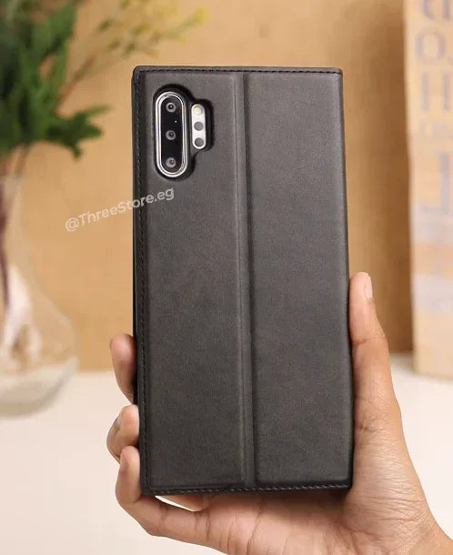Cradle Flip Leather Case Samsung Note 10 Plus - Three