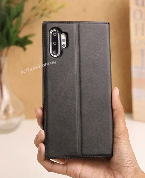 Cradle Flip Leather Case Samsung Note 10 Plus - Three