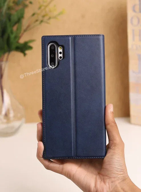 Cradle Flip Leather Case Samsung Note 10 Plus - Three