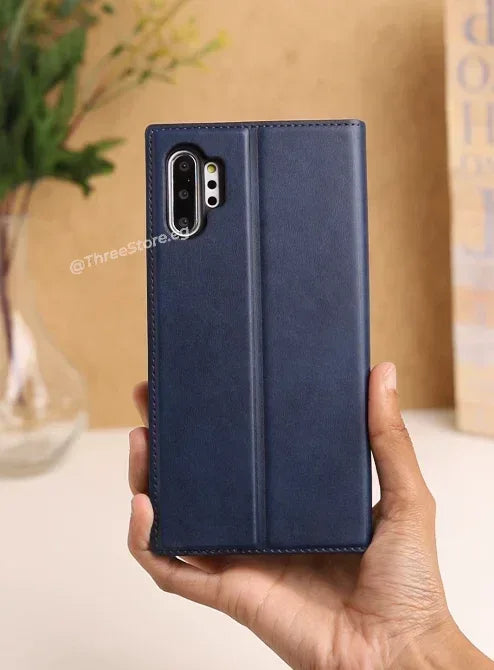 Cradle Flip Leather Case Samsung Note 10 Plus - Three